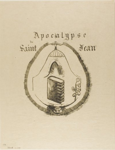 Deckblatt für die Apokalypse des Heiligen Johannes von Odilon Redon