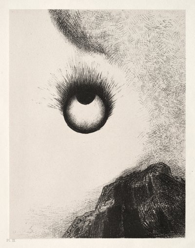 Überall lodern Augäpfel von Odilon Redon