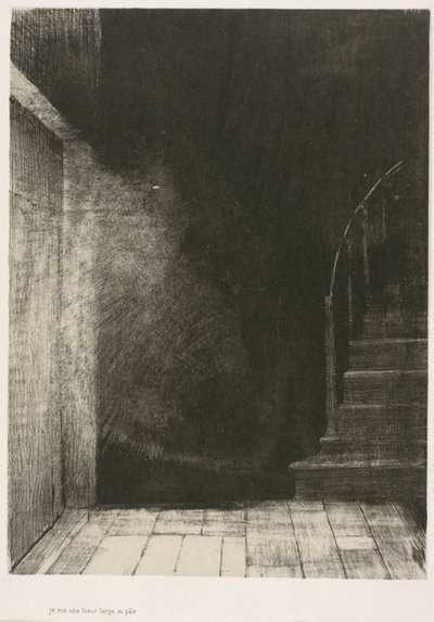 Es war eine Hand, scheinbar aus Fleisch und Blut wie meine eigene, Platte 4 von 6 von Odilon Redon