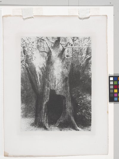 Ich habe mich in die Einsamkeit zurückgezogen von Odilon Redon