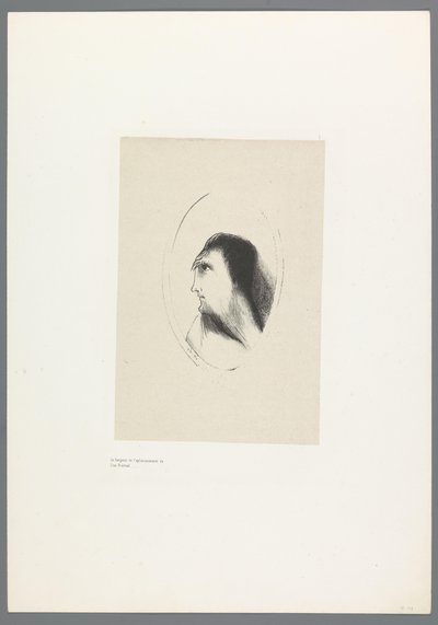 Das Spukhaus, Illustrationen zu einem Text von Bulwer-Lytton, ins Französische übersetzt von René Philipon von Odilon Redon