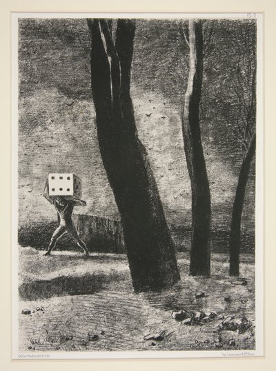 Le Joueur (Der Spieler), aus dem Portfolio Dans le rêve (Im Traum) von Odilon Redon