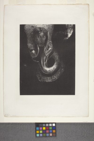 Oannès: "Moi, la première conscience du chaos..." von Odilon Redon