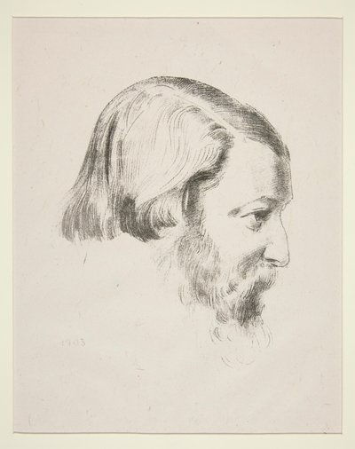 Porträt von Paul Sérusier von Odilon Redon