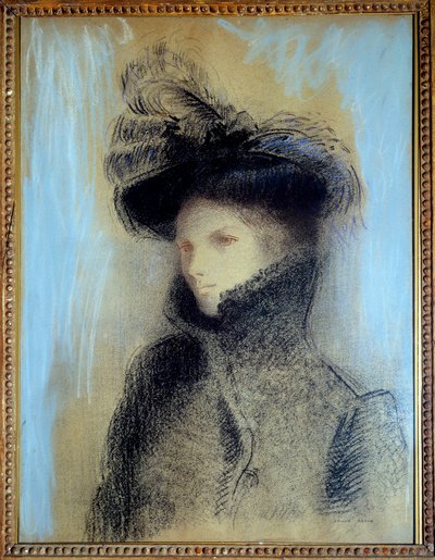 Porträt der Keramikerin Marie Botkin von Odilon Redon