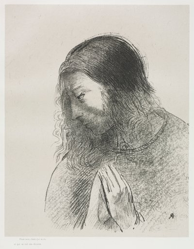 Die Apokalypse des Heiligen Johannes: Und ich, Johannes, sah diese Dinge und hörte sie, 1899 von Odilon Redon