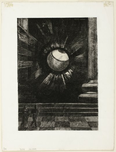 Vision, Tafel acht aus In Dreams von Odilon Redon