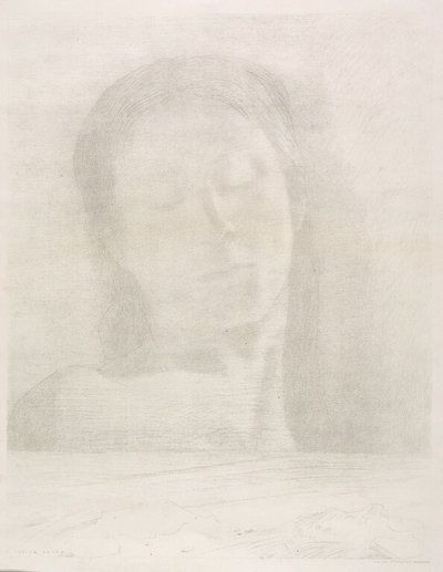 Geschlossene Augen von Odilon Redon