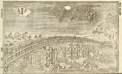 Buch der Ansichten von Edo, S. 25 von Okada Shuntosai