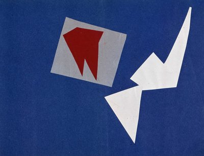 Universaler Krieg: Collagearbeit von Olga Rosanova, Januar 1916 von Olga Wladimirowna  Rosanowa