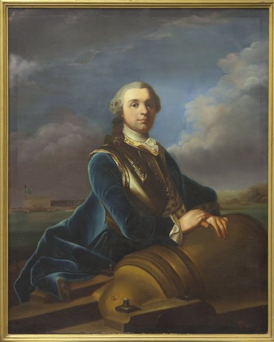 Porträt von Augustin Ehrensvaerd von Olof Arenius