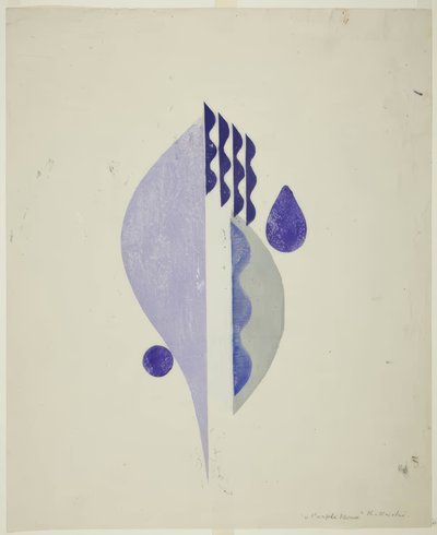 Lila Blume von Onchi Kôshirô