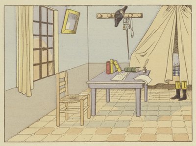 Ein Leutnant in Valence im Jahr 1785, Napoleon stand vor der Morgendämmerung auf von Onfray de Breville Job