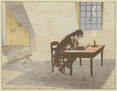 Während seiner Verhaftung in Valence im Jahr 1786 nutzte Napoleon die Gelegenheit, das Digeste zu lesen und sein Rechtswissen zu vertiefen von Onfray de Breville Job