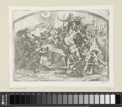 Josua befiehlt der Sonne und dem Mond stillzustehen von Orazio Borgianni