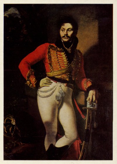 Porträt von Yevgraf Davydov, 1809 von Orest Adamovich Kiprensky
