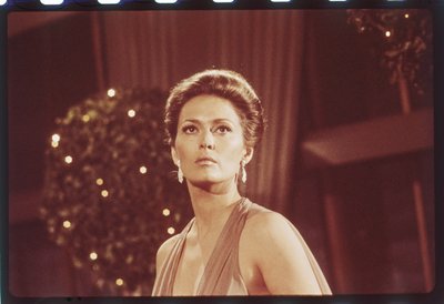 Faye Dunaway am Set von 