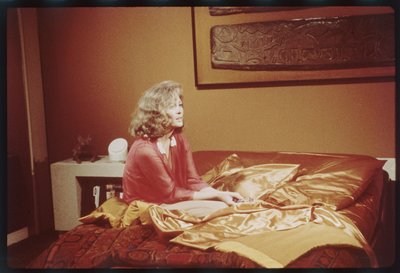 Faye Dunaway am Set von 