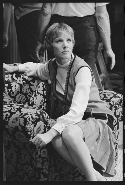 Julie Andrews am Set von 