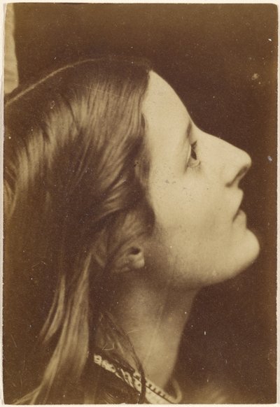 [Porträt einer Frau im Profil] von Oscar Gustave Rejlander