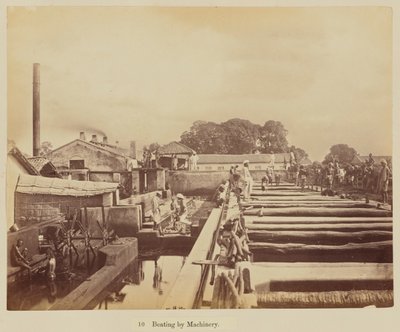 Maschinelles Schlagen von Oscar Jean Baptiste Mallitte