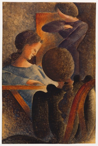 Sitzende Gruppe von Oskar Schlemmer