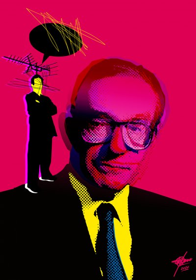 Medieneinfluss Mann von Osvaldo Russo