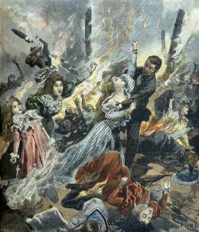 Wohltätigkeitsbasar-Brand von Oswaldo Tofani