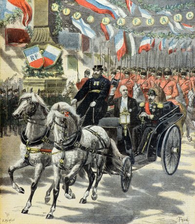 Felix Faures offizieller Besuch in Sankt Petersburg zur Feier der französisch-russischen Allianz von Oswaldo Tofani