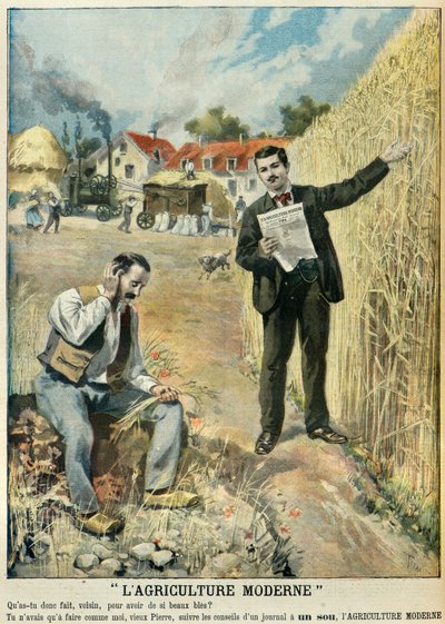 Moderne Landwirtschaft im Jahr 1897 von Oswaldo Tofani