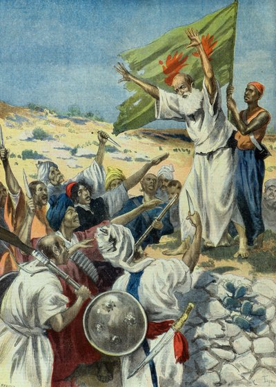 Aufstand in Indien gegen die englische Präsenz von Oswaldo Tofani