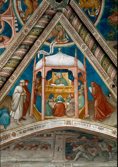 Der heilige Augustinus lehrt Rhetorik in Karthago von Ottaviano Nelli