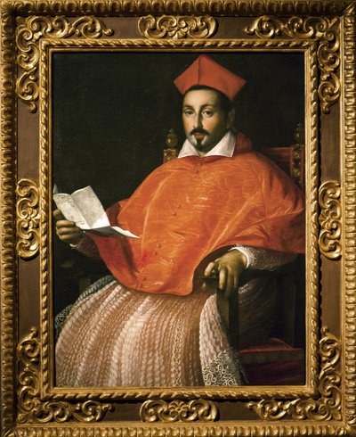 Porträt von Kardinal Scipione Borghese (Scipione Caffarelli-Borghese) (1577-1633) von Ottavio Leoni von Ottavio Mario Leoni