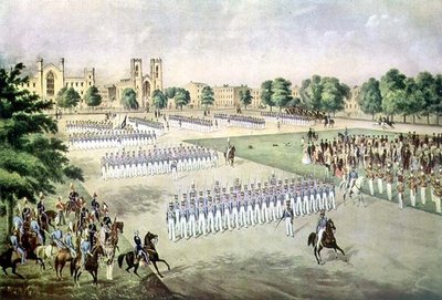 Parade des 7. Regiments, Washington Square, New York von Otto (after) Botticher