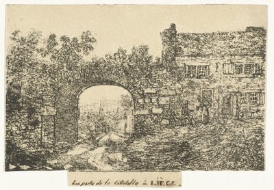 Zitadellentor in Lüttich von Otto Baron Howen