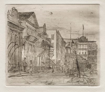 Südwestecke, öffentlicher Platz, Cleveland, 1878 von Otto H. Bacher