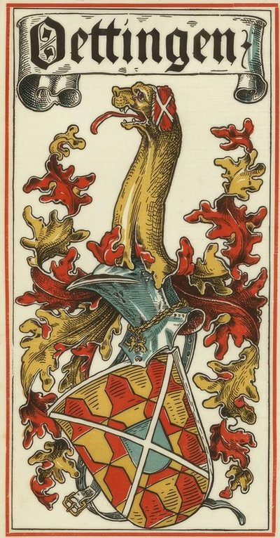 Die Stammwappen der deutschen Fürstenhäuser: Öttingen von Otto Hupp