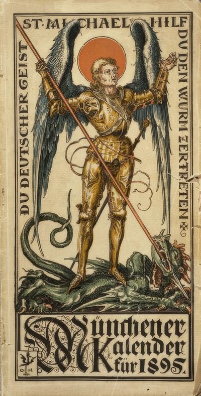 Du deutscher Geist, St. Michael, hilf Du den Wurm zertreten von Otto Hupp