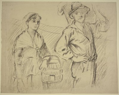 Heimkehrende Landarbeiter von Otto Scholderer