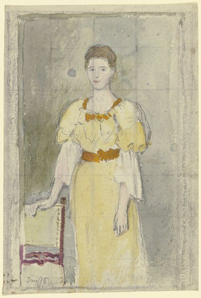 Dame, stehend von Otto Scholderer