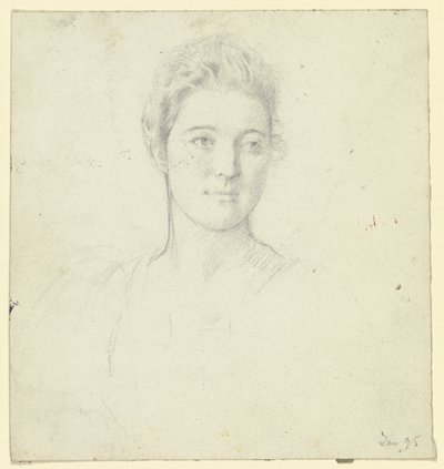 Porträt von Miss Martin von Otto Scholderer