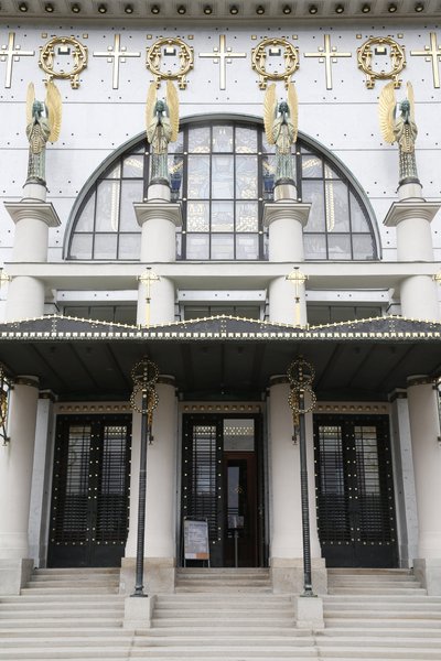 Am Steinhof Kirche (Kirche Leopold) entworfen von Otto Wagner, Wien, Österreich von Otto Wagner