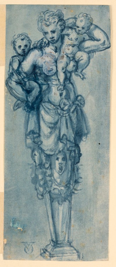Entwurf für eine Endfigur der Nächstenliebe von Otto van Veen