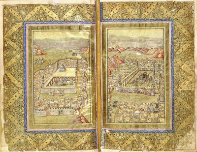 Ansichten von Mekka und Medina, um 1794-95 von Ottoman School