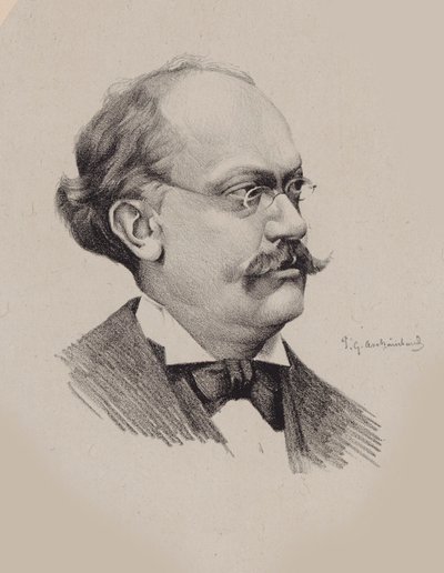 Porträt des Komponisten Charles Lecocq von P. G. Archainbaud