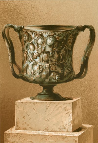 Becher aus orientalischem Sardonyx von P. Sellier