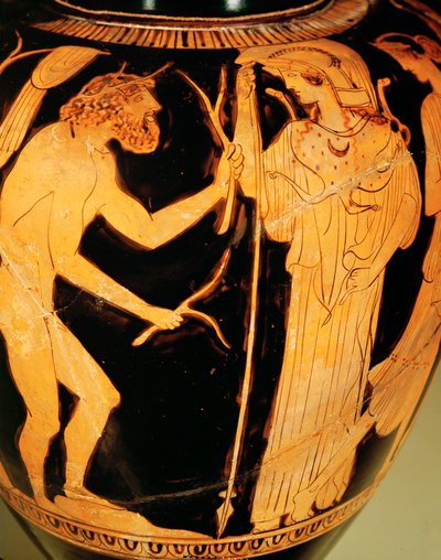 Odysseus und Athene beim Treffen mit Nausikaa von Painter Nausicaa