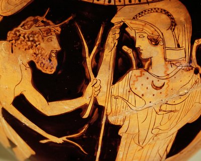 Odysseus und Athene beim Treffen mit Nausikaa von Painter Nausicaa