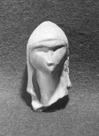 Kopf einer Frau, bekannt als Venus von Brassempouy, ca. 21000 v. Chr. von Paleolithic