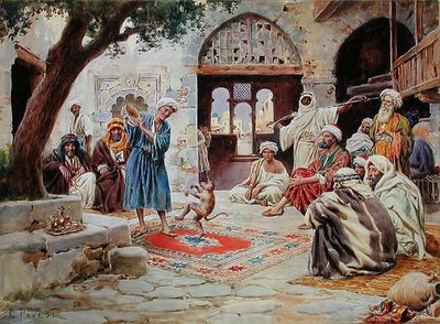 Der dressierte Affe von Paolino Pavesi